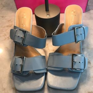 Blue Jessica Carlyle “Aubrie” pumps. Size 9